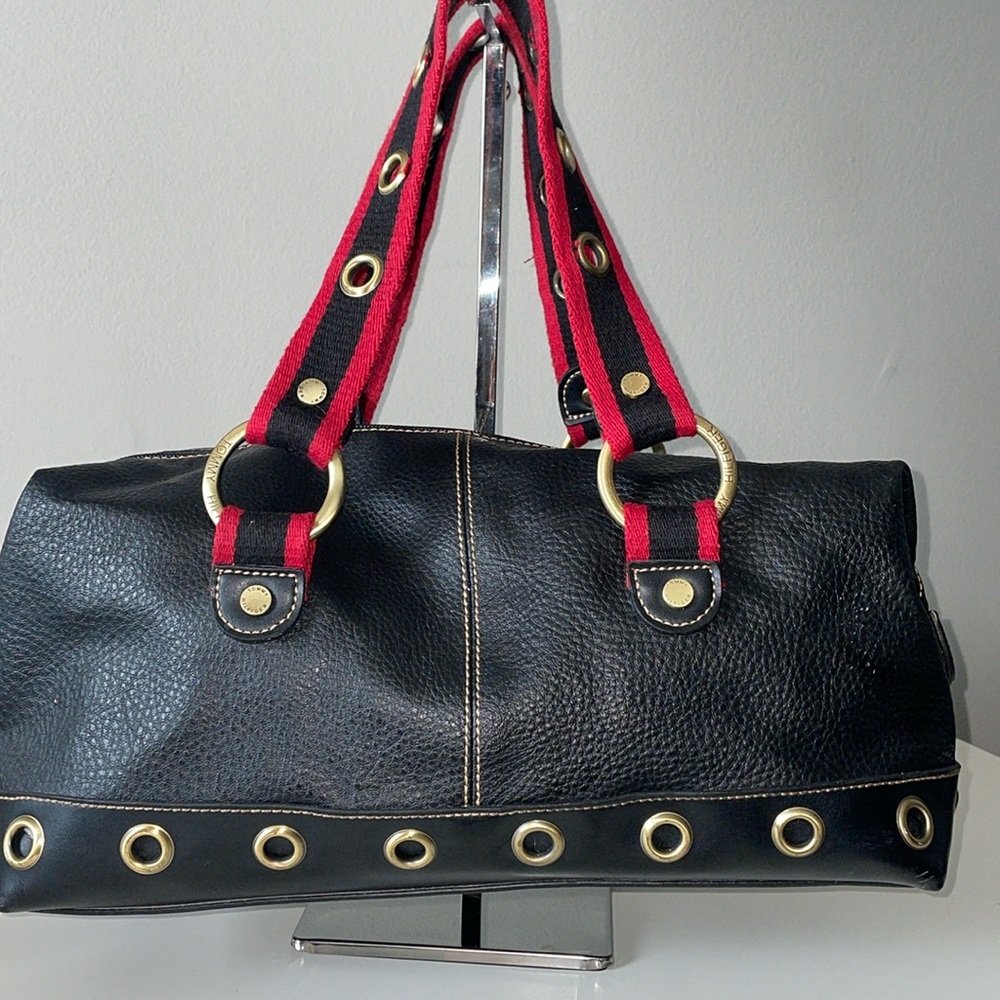 Tommy Hilfiger Black with gromet design ‎ Purse Handbag